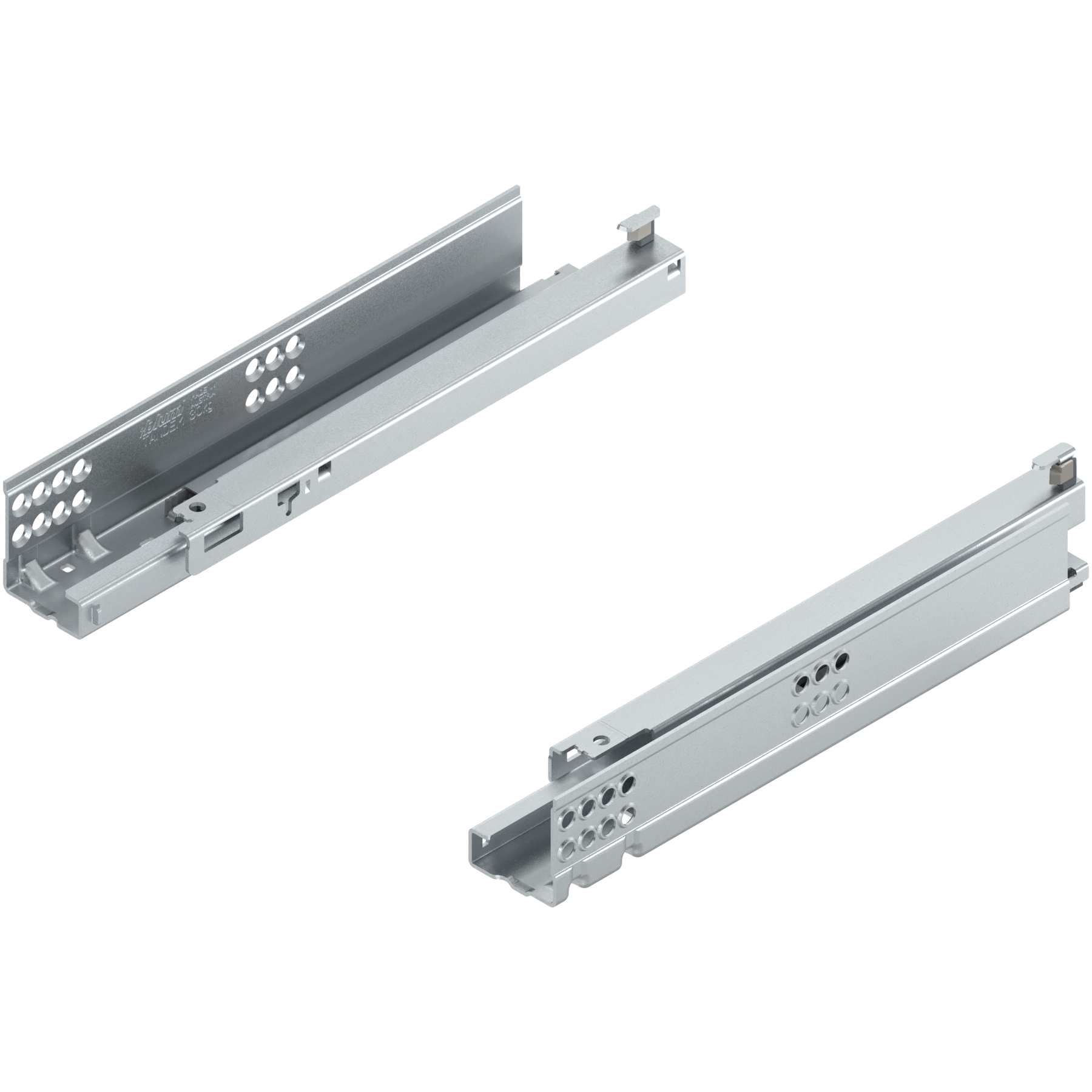 TANDEM TIP-ON Częściowy wysuw, Prowadnica, 30 kg, dł.=270 mm, wymaga sprzęgła, lewa/prawa, cynkowana