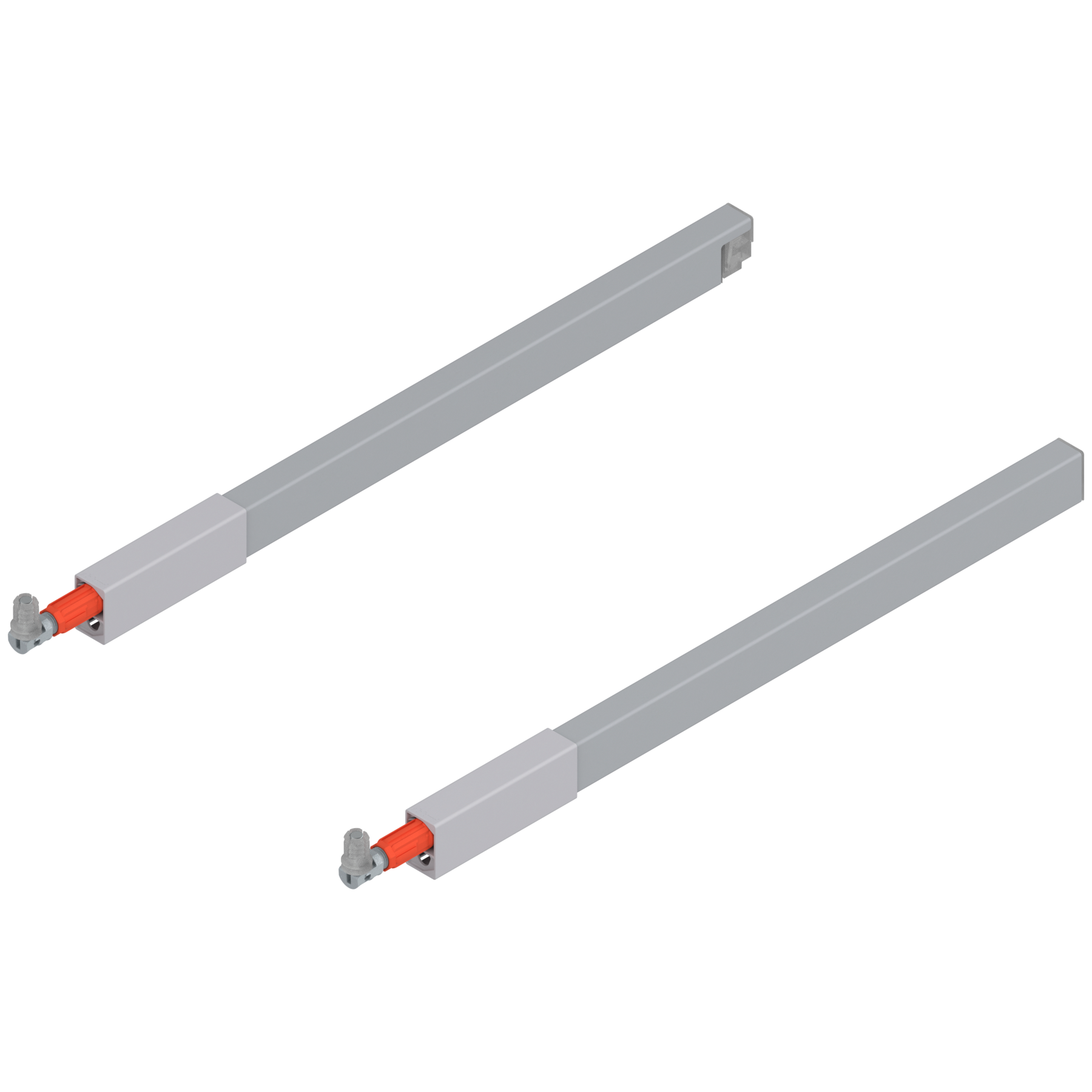 Reling podłużny TANDEMBOX  (górny), do szuflady z wysokim frontem, dł.=400 mm, lewy/prawy, do TANDEMBOX antaro, do , R9006 szara