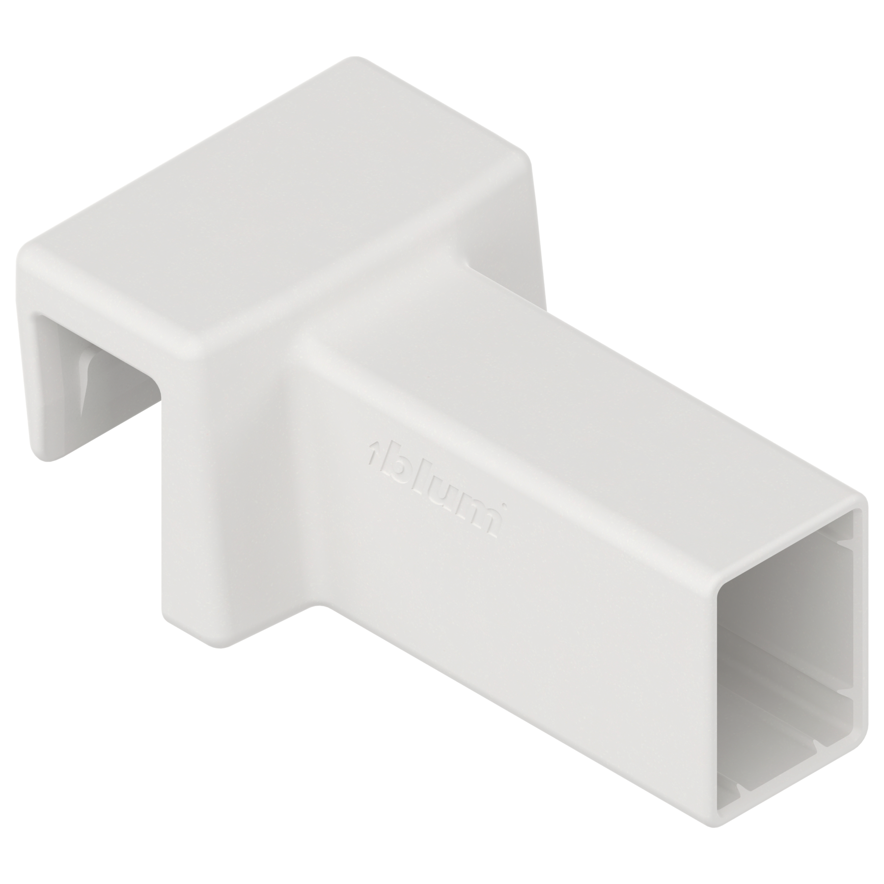 AMBIA-LINE uchwyt relingu poprzecznego, do LEGRABOX free, jedwabiście biały mat