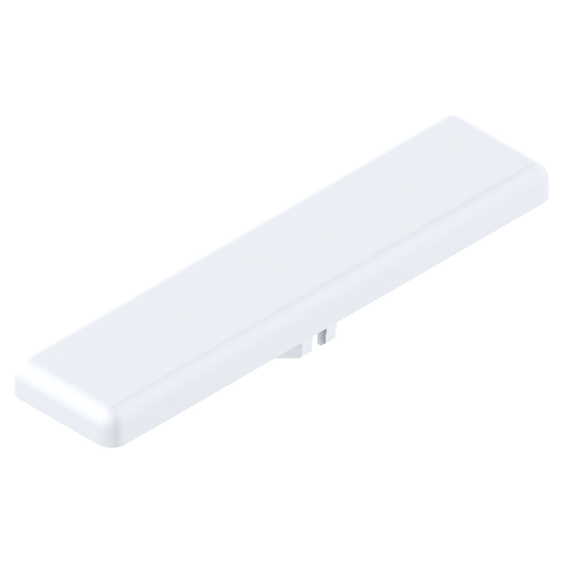 zaślepka zawiasu, tworzywo, Bez nadruku, Biała