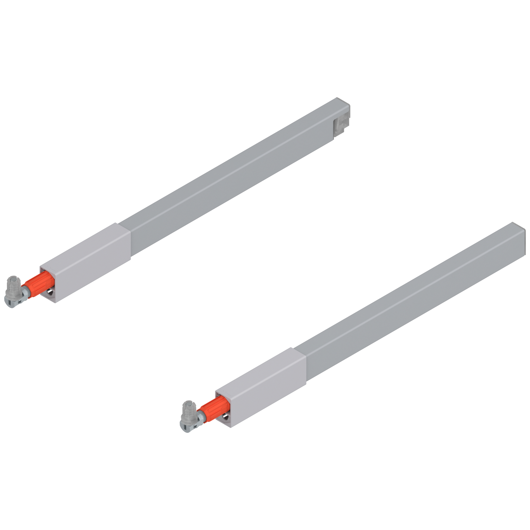 Reling podłużny TANDEMBOX  (górny), do szuflady z wysokim frontem, dł.=350 mm, lewy/prawy, do TANDEMBOX antaro, do , R9006 szara