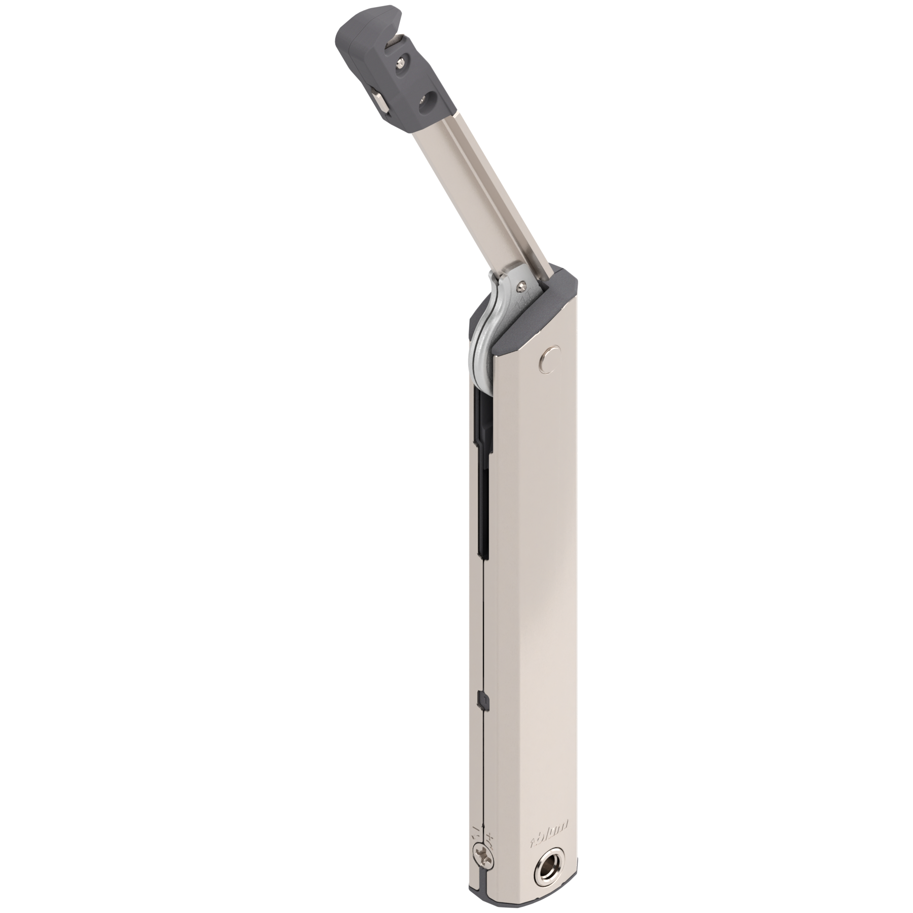 AVENTOS HK-XS do frontów uchylnych, siłownik, współczynnik mocy=180-800 (siłownik jednostronny), do TIP-ON, niklowany